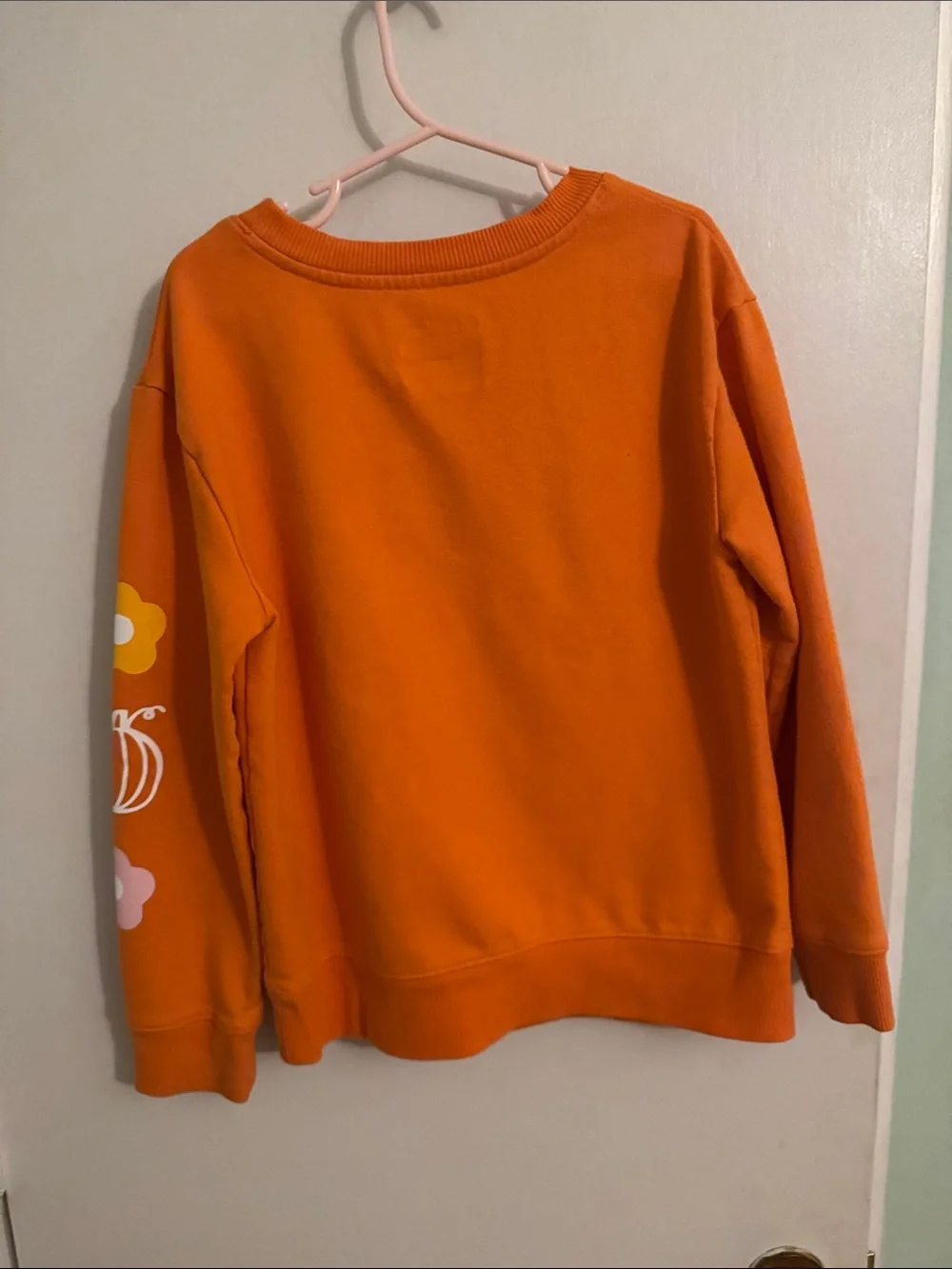 Cat & Jack Orange 'Trick or Treat' Graphic Crewneck Sweatshirt